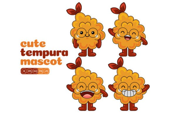 Cute Tempura Mascot Vector Pack 01: A Practical Asset for Modern Creators
