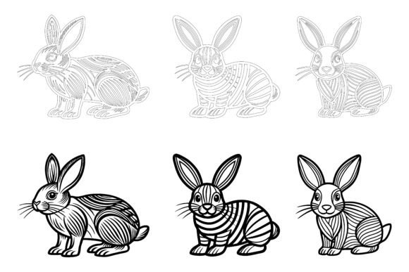 Elegant Rabbit: A Flexible AI Illustration Set for Modern Creators