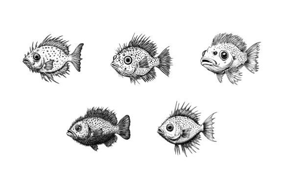 Fish Vector Illustration: AI EPS Art for Creative Projects