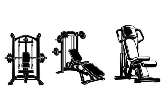 Gym Equipment Icon Set: A Digital Toolkit for Fitness Professionals