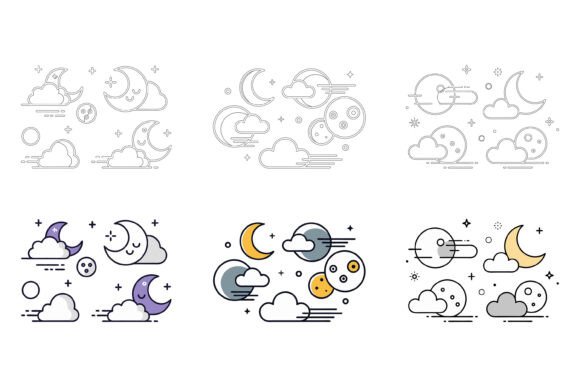 Modern Weather Icons: Elevating Design with the Special AI EPS Collection