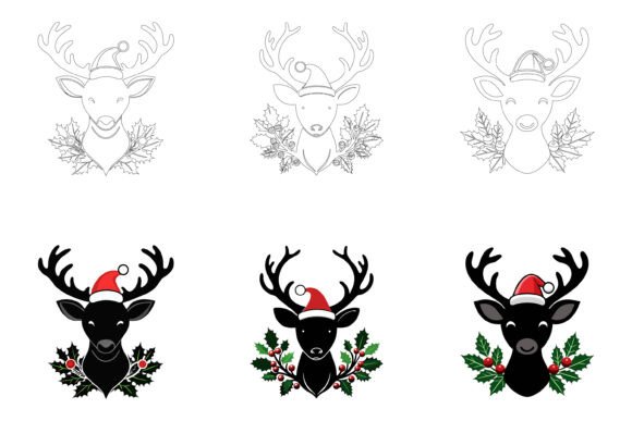 The Art and Utility of Holiday Design: Working with Deer Silhouette Collections