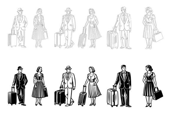 The Modern Professional Toolkit: Why Dynamic Illustrations Like People with Suitcase Are Essential