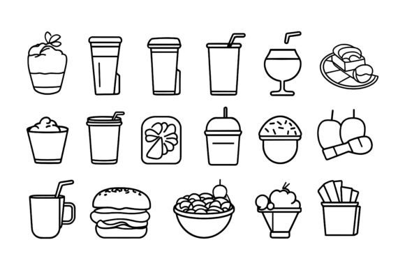 The Ultimate Tool for Culinary Visual Communication: The Food and Drink Vector Set