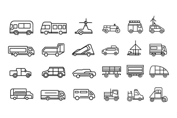 Vehicle Icons Set: Your Go-To Tool for Visual Communication